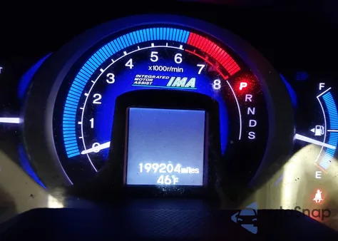 2011 Honda Insight Ex из США, поврежденный, VIN JHMZE2H73BS001963